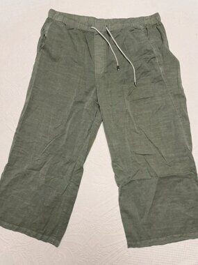 Universal Thread sage green drawstring wide leg pants XL